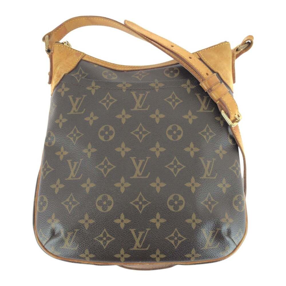 LOUIS VUITTON Authentic Brown Monogram Leather Shoulder Bag - Picture 1 of 10